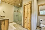 Main level master bathroom